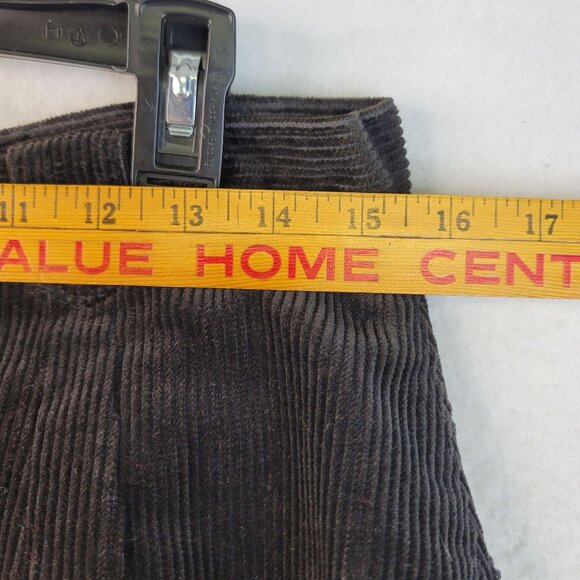 90s Woolrich Corduroy Skirt 14 Black Vintage Outdoorwear Full Length Deadstock - Picture 9 of 9